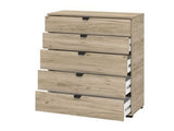 Nancy Oak Effect Wide 6 Drawer Chest - 11008295