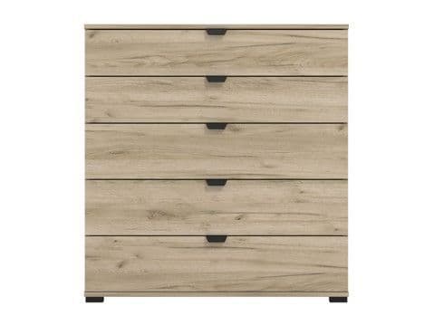 Nancy Oak Effect Wide 6 Drawer Chest - 11008295