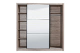 Nancy Oak 2 Door Sliding Door Wardrobe Slider 215cm Wide- 11008278