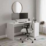 Arabella Corner Flexi Desk White With Drawers 360-001WHT 2560RZ