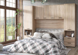Miracle Overbed Unit in Light Oak