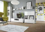 Serene White Gloss TV unit, Media, Entertainment Furniture S9