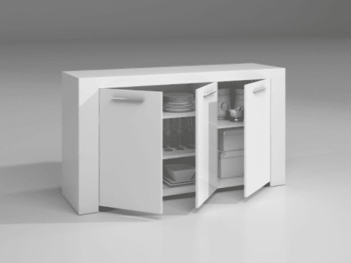Kuno Artic White Sideboard-006620A