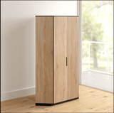 Firo Corner Wardrobe in Oak Effect