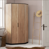 Firo Corner Wardrobe in Oak Effect