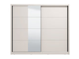 Alba Cashmere Taupe 251cm Extra Large Mirrored Sliding Door Wardrobe 11013762