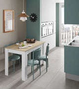 Sterling White And Oak Effect Dining Table - 0F4583A