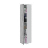 Freno  Multi Narrow 1 Door Grey & White Universal Utility Storage Cupboard -0L7151A