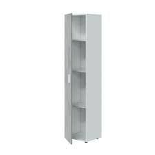 Freno  Multi Narrow 1 Door Grey & White Universal Utility Storage Cupboard -0L7151A