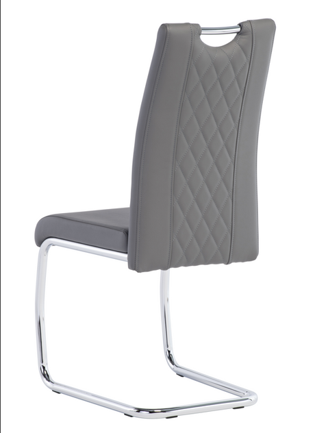 Garno Dining Chairs Set of 2 in Grey