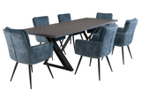 Gerana Extending Table in Grey Marble