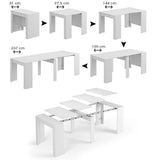 Grandeur Extending Dining Table in Ash Grey