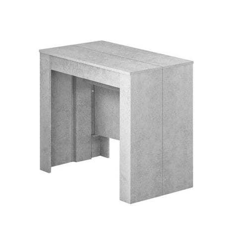 Grandeur Concrete Grey Effect Large Extending Dining Table - 004580L