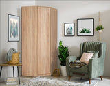 Bonne 4 Door Wardrobe in Warm Oak
