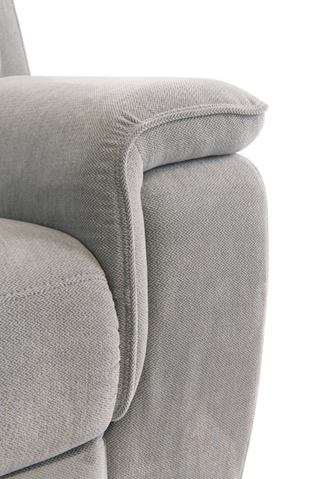 Aura Reclining 2 Seat Armchair in Pearlescent Grey