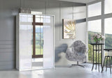 Guerlain 3 Door White High Gloss Mirrored Wardrobe P4RXPL03