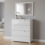 Serene White Gloss Wide Chest of Drawers S4 2946RZ