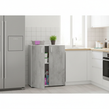 Freno 2 Door Grey & White Storage Cupboard- 0L5159A