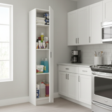 Lazar Multi Narrow White Universal Utility Storage Cupboard