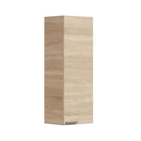 Pico Oak Effect 1 Door Small Wall Mounted Floating Bathroom Storage Cupboard-305270F