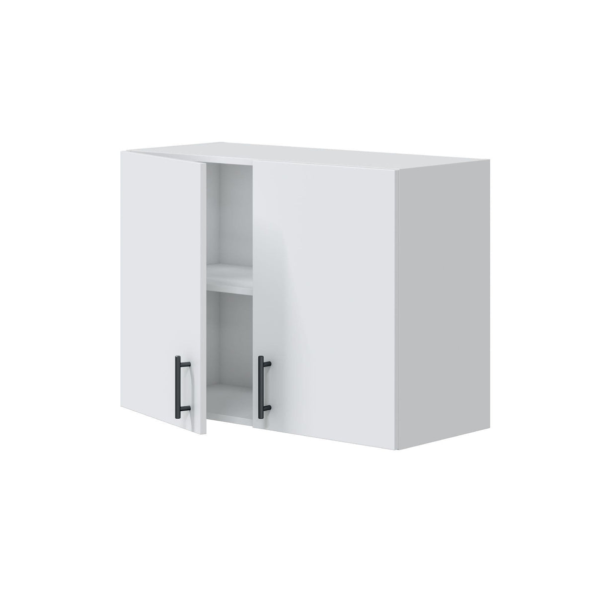 Magna White Gloss Modular 160cm Full Flat Pack Kitchen Units Set With Worktops Included - Option 9