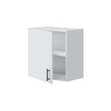 Magna White Gloss Modular 160cm Full Flat Pack Kitchen Units Set With Worktops Included - Option 9