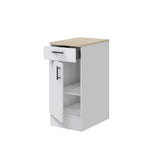 Magna Modular 400mm Kitchen Base Unit White Gloss - 0F1012B