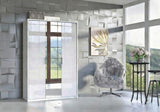 Guerlain 3 Door White High Gloss Mirrored Wardrobe P4RXPL03