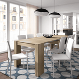 Grandeur Extending Dining Table in Warm Oak