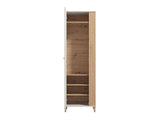 Elandra Cashmere Taupe And Artisan Oak Effect Slim Narrow Shallow Depth Wardrobe - 11013554 RZ