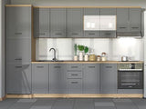 Sara 200cm Graphite Grey Kitchen Units - 11012183
