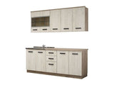 Sara White Oak Effect Kitchen Cupboards Storage Units - 11008675