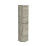 Pico Oak Effect 2 Door Wall Mounted Floating Bathroom Storage Cupboard-305070C