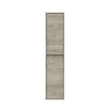 Pico Oak Effect 2 Door Wall Mounted Floating Bathroom Storage Cupboard-305070C