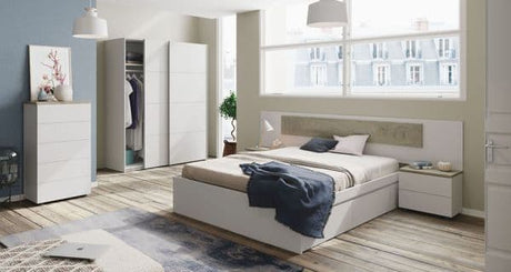 Lira Artic White Wide 150cm Sliding Door Wardrobe - 0T6682BO