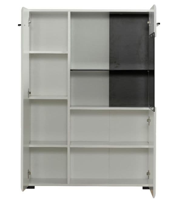 Moderna Large Tall White Gloss TV Cabinet for upto 65inch TV -11008859