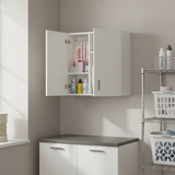 Selona Arma 2 Door White Storage Wall Cupboard- 005148BO